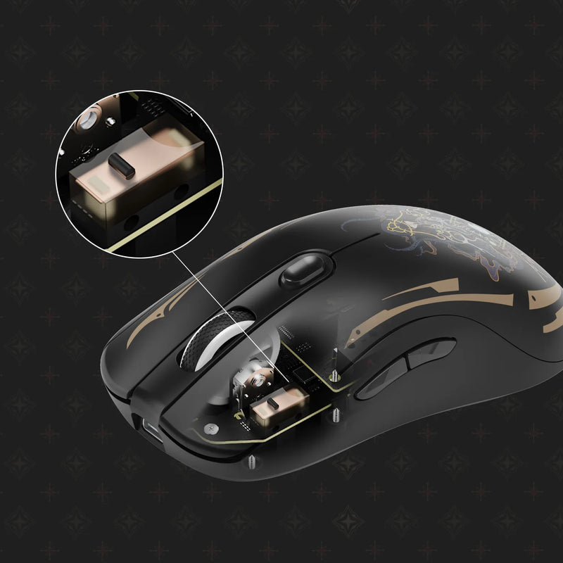Akko AG ONE 8K E-Sports Gaming Mouse PAW3395 Sensor USB Type-C /Nearlink&Bluetooth Wireless Lightweight Ergonomic Custom Mouse