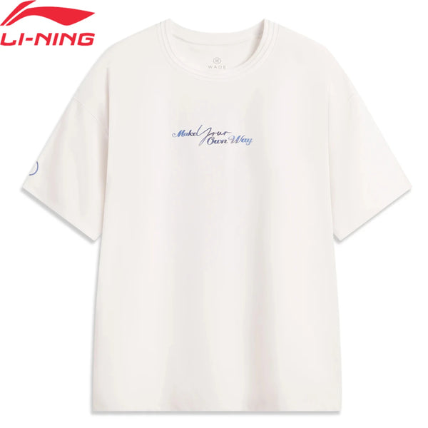 អាវយឺតបុរស Li-Ning Wade 64% កប្បាស 36% ប៉ូលីអេស្ទ័រ រលុង ខ្យល់ចេញចូលបាន លីនីង កីឡា អាវយឺតដៃខ្លី AHSV011