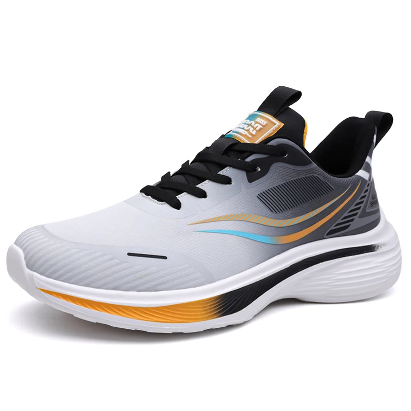 Men Sports Shoes Classic Mesh Breathe Fashion Lace Up Versatile Comfort Outdoor Fitness Shoes 2026 New Soft Soled Running Shoes
