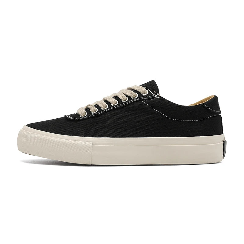 Men's Casual Canvas Shoes Four Seasons New Breathable Light Soft Sole Comfortable Board Shoes Fashion Versatile Walking Sneakers