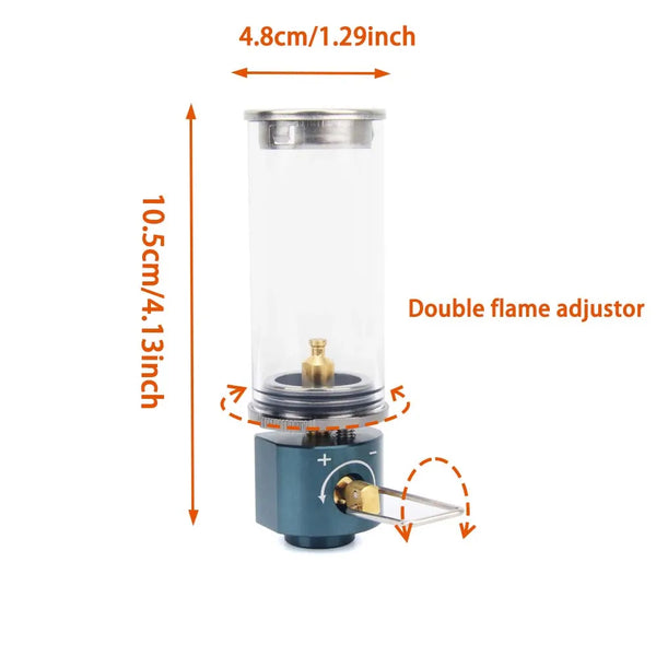 BRS-55 Dreamlike Candlelight Lamp Windproof Candle Light Gas Burner Stove Outdoor Camping Lights Tent Lighting Equipment