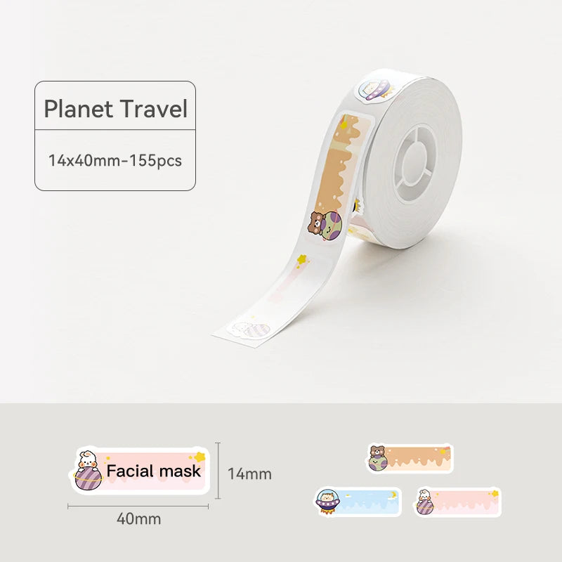 Niimbot Thermal Printer Labels 1 Roll of Self-adhesive Label Paper for D110 D11 D101 H1 H1S Bluetooth Label Maker