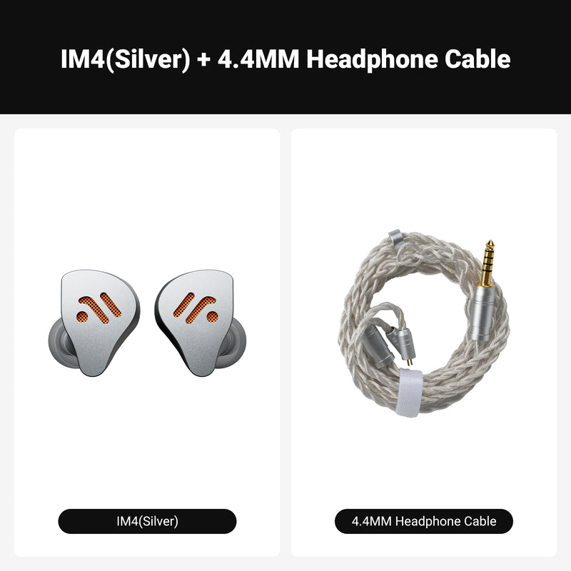 កាសស្តាប់ត្រចៀក Fosi Audio IM4 Hifi មានខ្សែ កាសស្តាប់ត្រចៀក Open-Back Dynamic Drivers IEM សម្រាប់តាមដានតន្ត្រី និងលេងហ្គេម