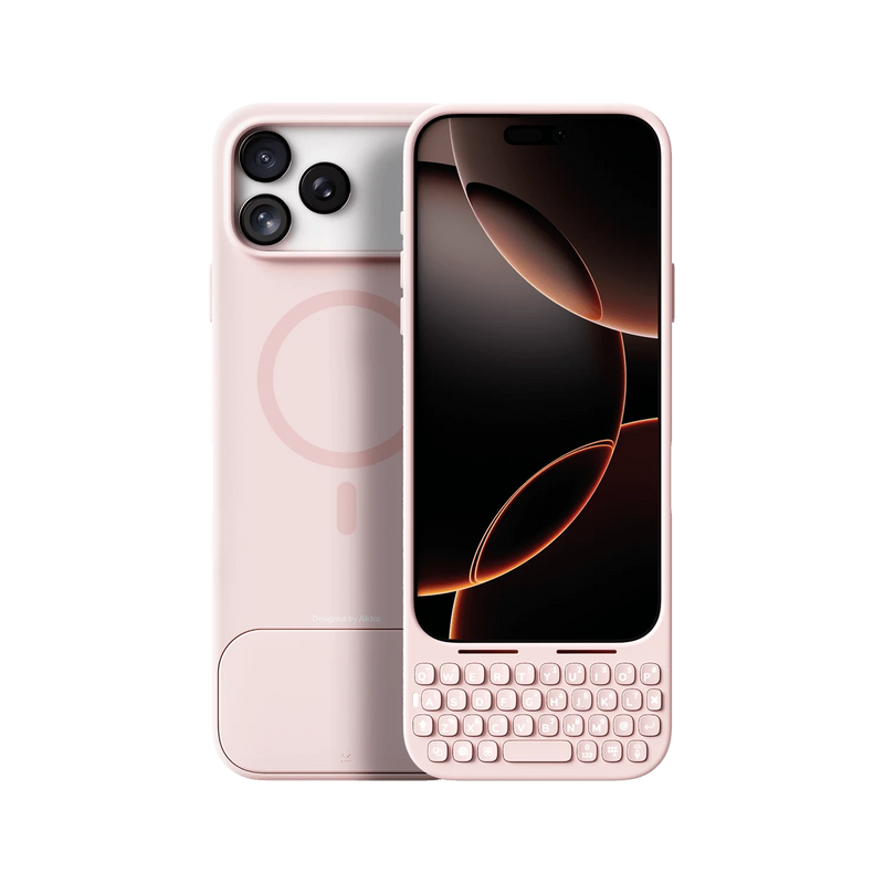 Akko MetaKey Phone case With Keyboard 37 keys Mini Phone Keyboard PU TPU with Magnetic Support For iPhone 16 Pro Max 17 Pro Max