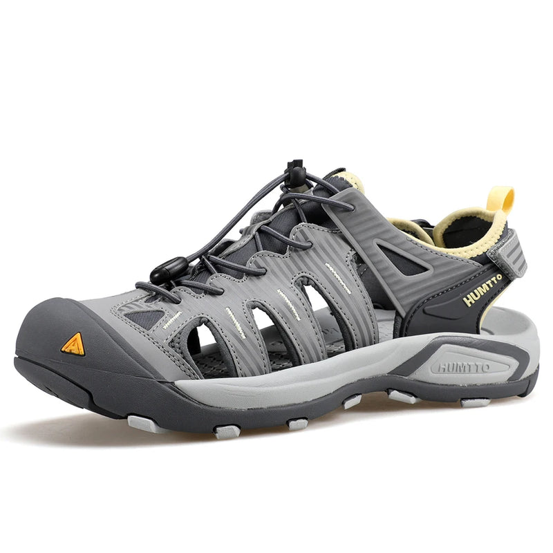 HUMTTO Summer Shoes for Men Breathable Mens Sandals Outdoor Hiking Water Beach Sandals Camping Fishing Climbing Man Sneakers