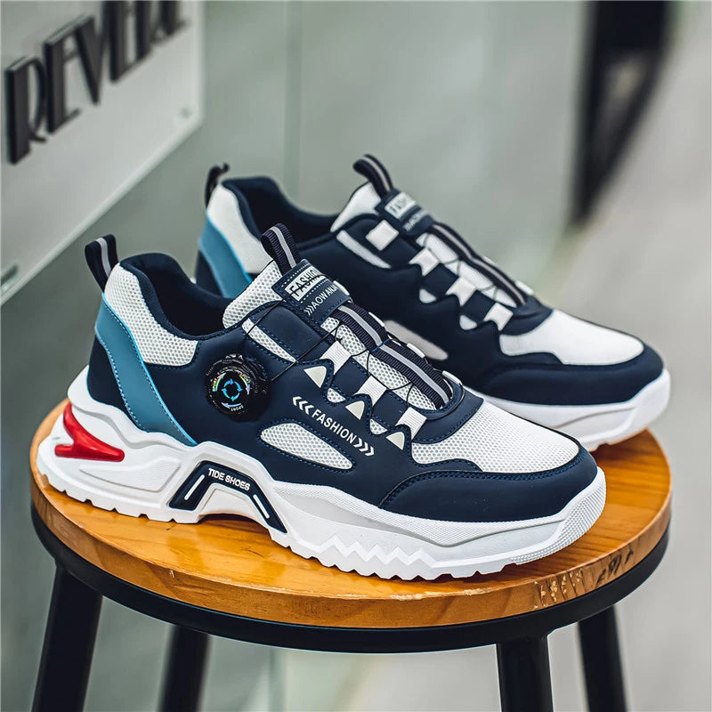 Mens Sports Shoes Trendy Style Fashion Casual All Season Soft Sole Anti Slip Outdoor Running Shoes Comfortable Sneakers for Men