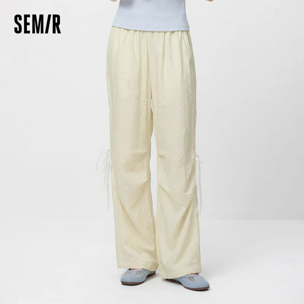 ខោស្ត្រី Semir ឆ្នាំ ២០២៦ ជើងធំទូលាយ ទន់ រំយោល ឆ័ត្រយោង រចនាប័ទ្មទីក្រុង ធម្មតា ទន់ មានផាសុកភាព ប្រចាំថ្ងៃ