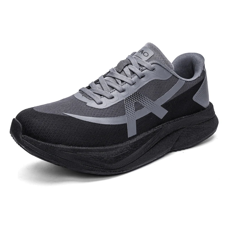 Men's sneakers Four seasons soft sole outdoor racing casual running shoes breathable lightweight Thick sole speed sports shoes