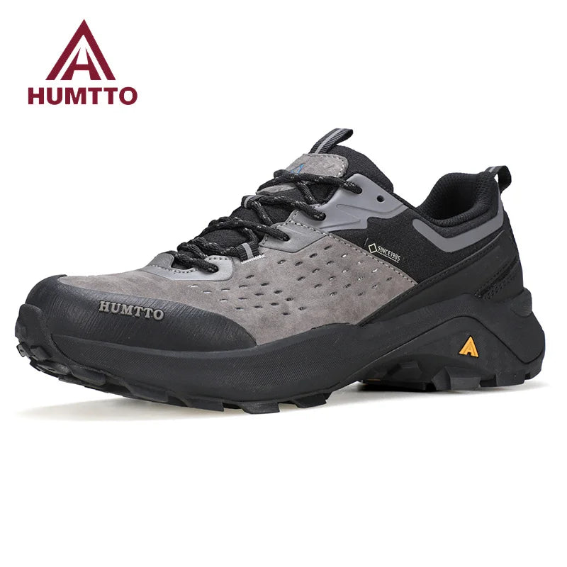 HUMTTO Sneakers for Men Breathable Trekking Shoes for Men's Sports Shoe Non-slip Hiking Sneaker Designer Man Safe Walking Boots