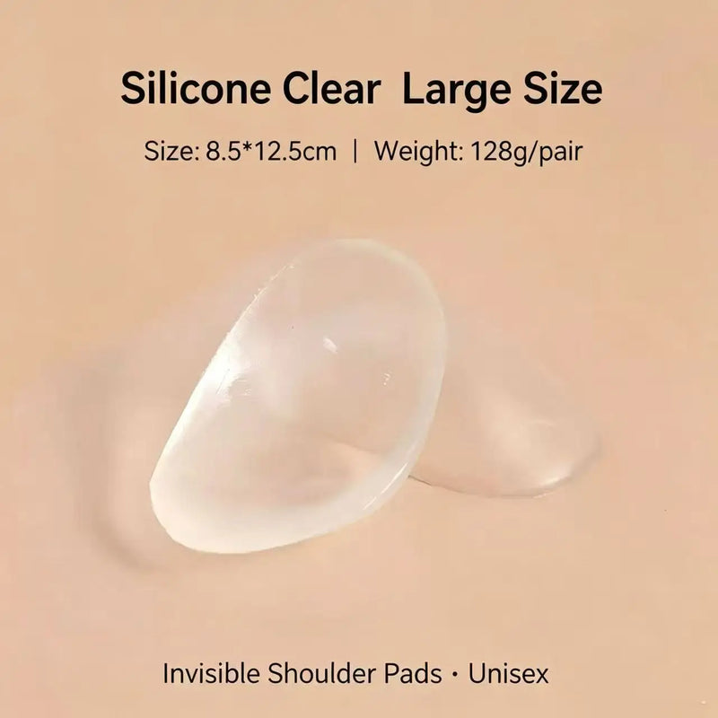 Universal Silicone Shoulder Pad Sponge Right Angle Anti-Slip Narrow Shoulder Tape Invisible for Men's Clothing Accessory