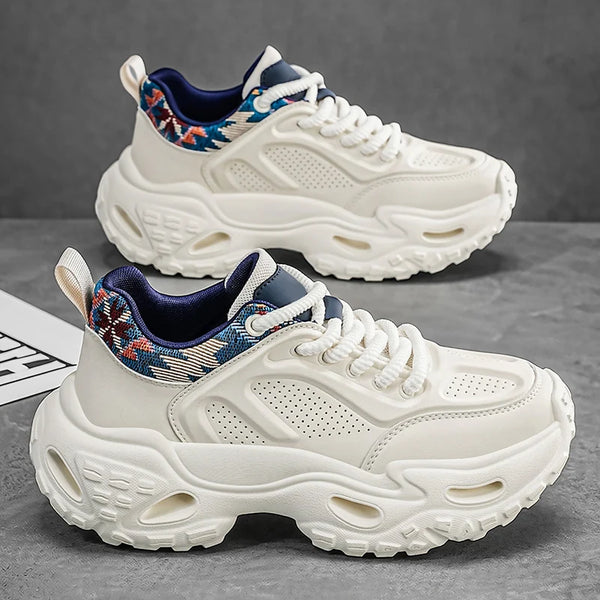 Chunky sneakers Men's high-quality casual tide shoes four seasons breathable light fashion soft-sole outdoor sports running shoe