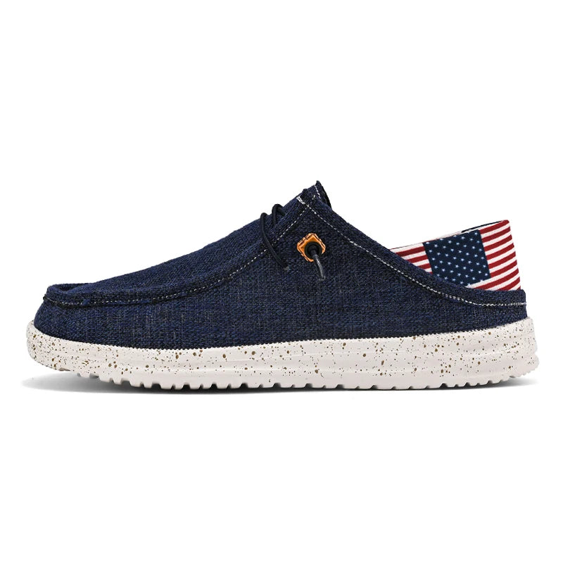 Big Size 47 48 Casual Canvas Shoes Men Lightweight Soft Comfortable Slip-On Canvas Shoes Dropshipping