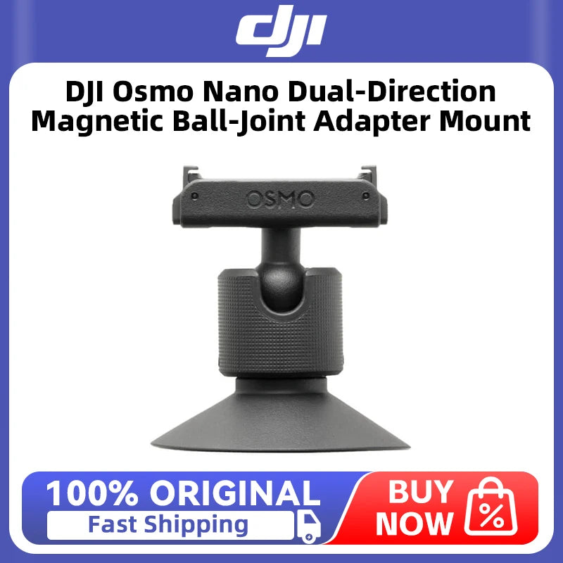 DJI Osmo Nano Dual-Direction Magnetic Ball-Joint Adapter Mount 1/4" threaded hole Original Accessories in Stock