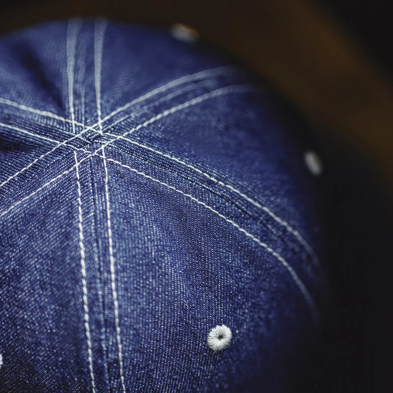 មួក Maden Vintage Denim Blue Bucket Hat មួកមូលមានគែមធំទូលាយសម្រាប់មួកអ្នកនេសាទ Unisex ដែលមានខ្យល់ចេញចូលបាន មួក Denim ធម្មតាសម្រាប់ក្រៅផ្ទះ