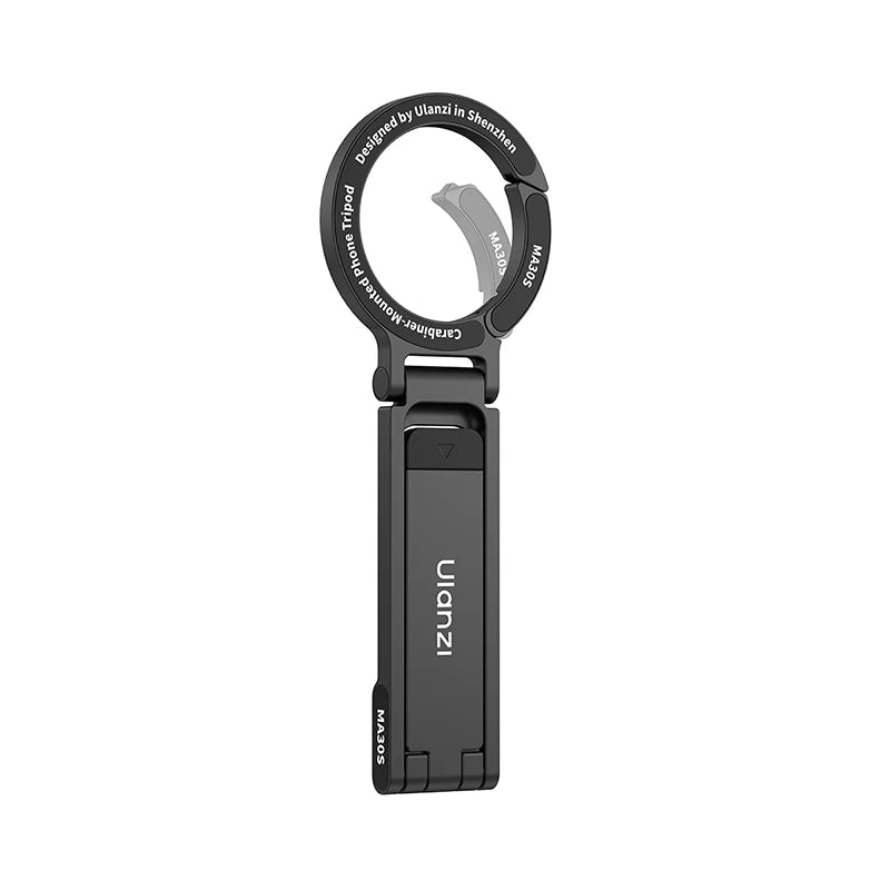 ជើងទម្រទូរស័ព្ទ Ulanzi MA30S Carabiner ជើងទម្រទូរស័ព្ទម៉ាញេទិកពីរ សម្រាប់ iPhone 17 16 15 Pro Max Android Vlog Live-Stream