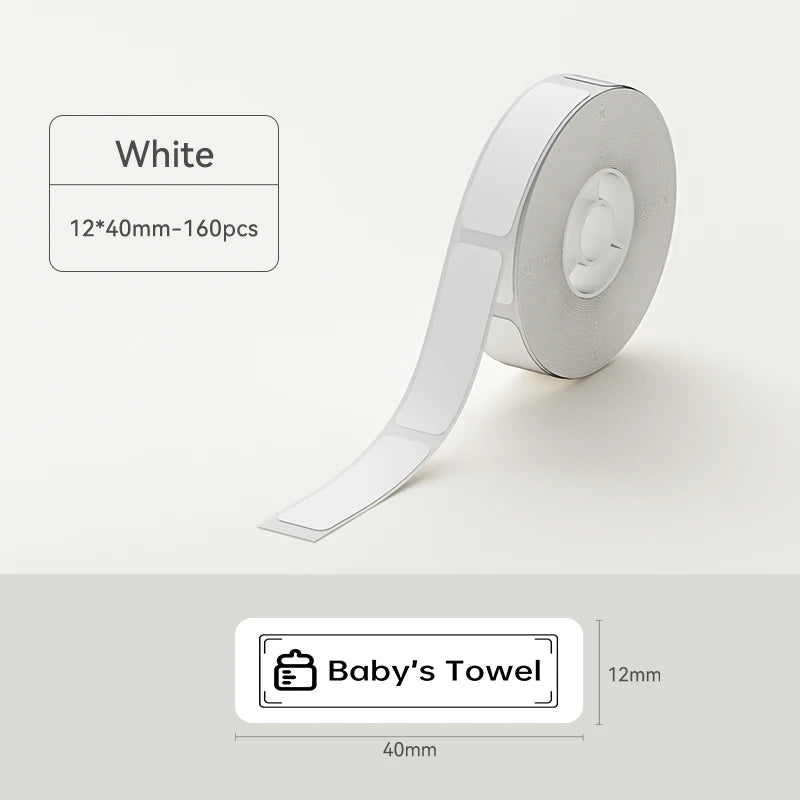 Niimbot Waterproof Anti-Oil Printing Label Paper Scratch-Resistant Tape Sticker for D11 D110 D101 H1S Mini Thermal Label Printer