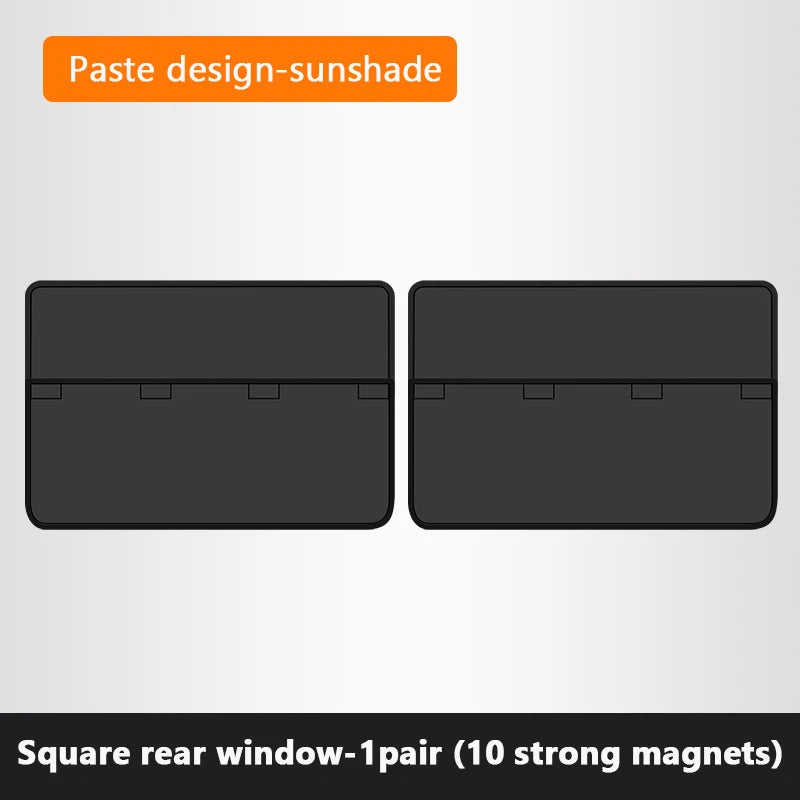 SEAMETAL Magnetic Car Sunshade Cover Thicken Middle Paste Design UV Protection Curtains Sun Shield Covers for Car Accessories