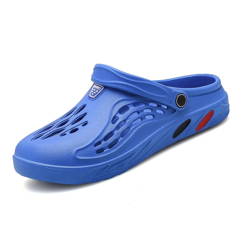 Couple���s Summer new casual slippers Outdoor Hole Shoes Fashion Casual Men Women Breathable Non slip Light Comfort Beach Sandals