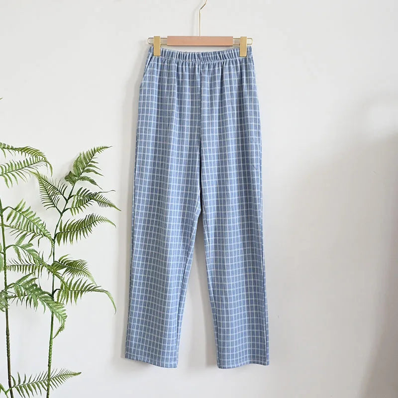 ខោ pajama ក្រាស់សម្រាប់ស្ត្រី រដូវស្លឹកឈើជ្រុះ និងរដូវរងាថ្មី ខោ pajama សម្រាប់ស្លៀកនៅផ្ទះ ខោរលុងសម្រាប់ស្លៀកពេលយប់ ខោសម្រាប់ស្លៀកពេលយប់សម្រាប់ស្ត្រី