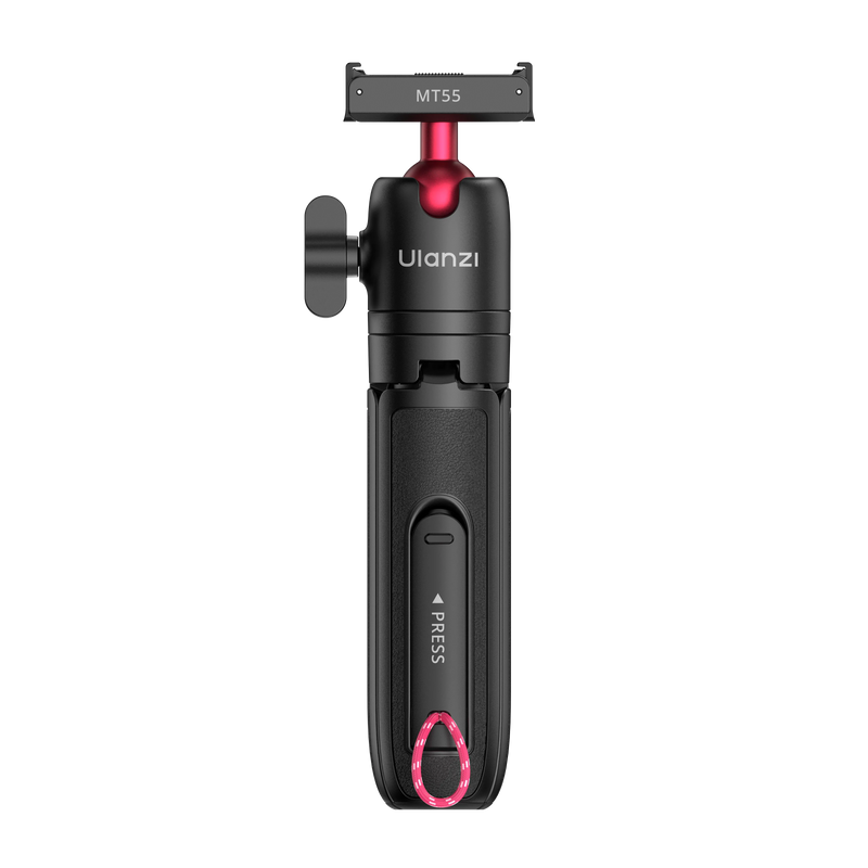 ជើងទ្រកាមេរ៉ា Ulanzi MT55 SnapGo Mini Selfie Stick សម្រាប់ Go Ultra DJI Action 6 ជើងទ្រកាមេរ៉ាម៉ាញេទិក ដែលអាចលៃតម្រូវបាន 360° 4 ផ្នែក