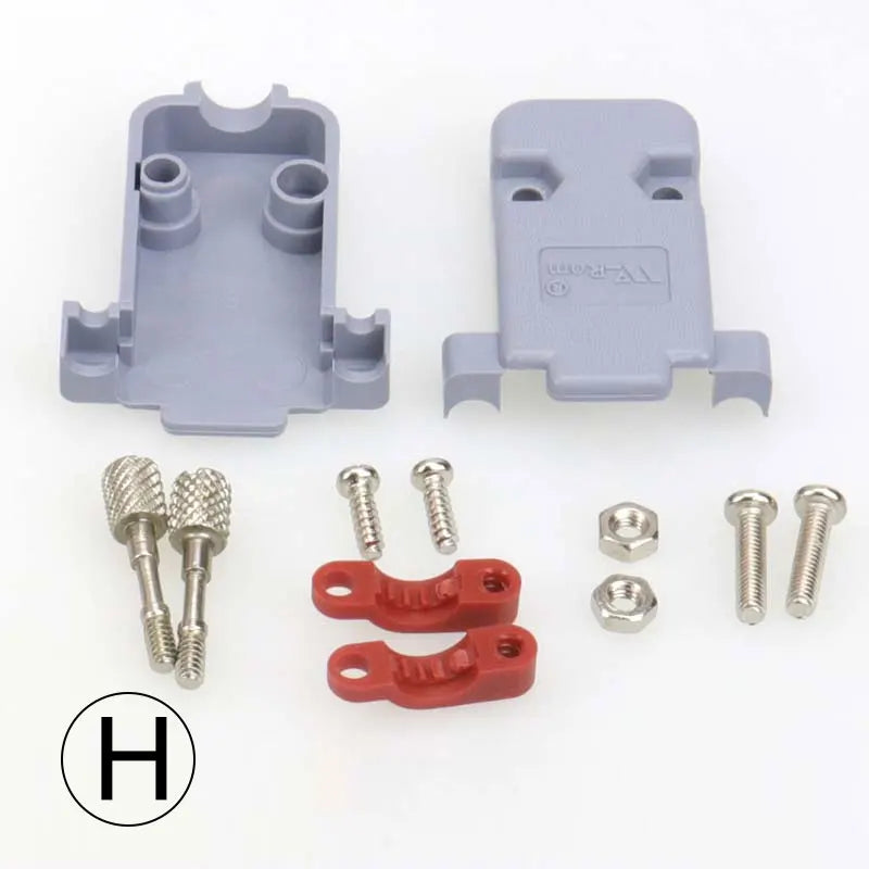 DB9 Adapter Connector Core RS232 Serial COM Plug Connectors Hole/pin DB15 Female Male Port Socket D Sub DP9 Plastic Case