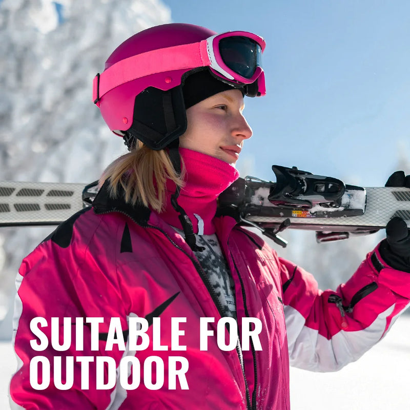 WRELS Fleece Earmuffs Running Headband Winter Ear Covers Moisture Wicking Ski Sport Headband Windproof Ear Warmers Headband