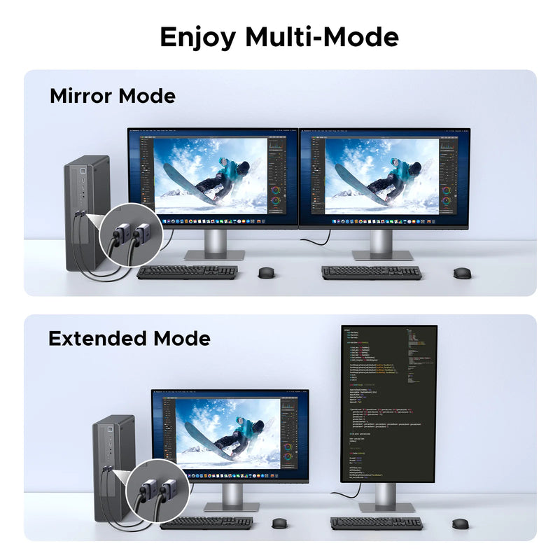 UGREEN 4K DisplayPort to HDMI 4-Pack Adapter Unidirectional Display Port 1.2 to HDMI 1.4 Male to Female Converter Aluminum Adapt