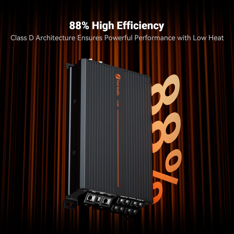 ឧបករណ៍ពង្រីកសំឡេងរថយន្ត Fosi Audio CA30 ឧបករណ៍ពង្រីកសំឡេងរថយន្ត 4 ឆានែល Class D HIFI ឧបករណ៍ពង្រីកសំឡេងស្តេរ៉េអូ អំភ្លី Subwoofer 100W*4@4Ω គាំទ្រការតភ្ជាប់