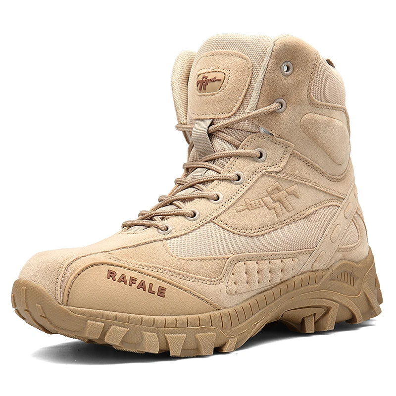 Men's outdoor combat boots four seasons breathable jungle professional protective tactics training boots casual sneakers boots