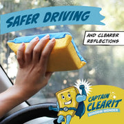 ប៉ុងជូតអ័ព្ទ Captain Clear ទំហំធំ ស្រូបទឹកបានល្អខ្លាំង មិនបន្សល់ស្នាម ងាយស្រួលសម្អាត សម្រាប់រថយន្ត កញ្ចក់ ប្រើប្រាស់ក្នុងនិងក្រៅផ្ទះ ម៉ូដស្អាតទាក់ទាញ