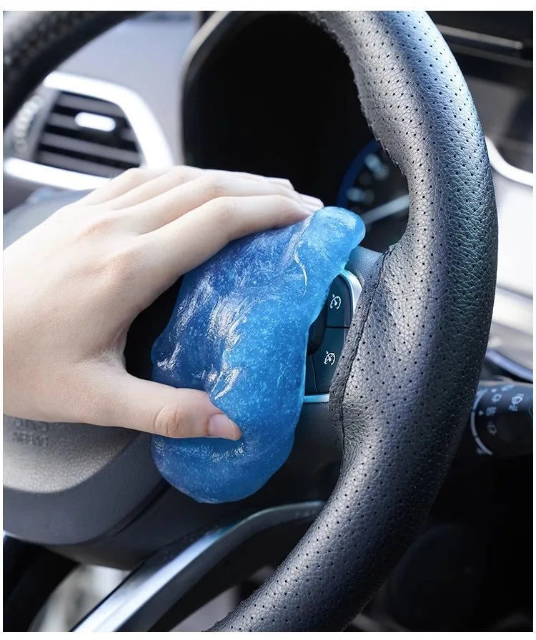 3Car interior gap cleaning soft adhesive mud car multifunctional air outlet cleaning mud household keyboard adhesive gray artif