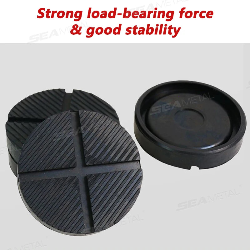 SEAMETAL 3 Sizes Universal Rubber Jack Pad Support Pinch Weld Slotted Floor Frame Rail Adapter Car Removal Repair Tool