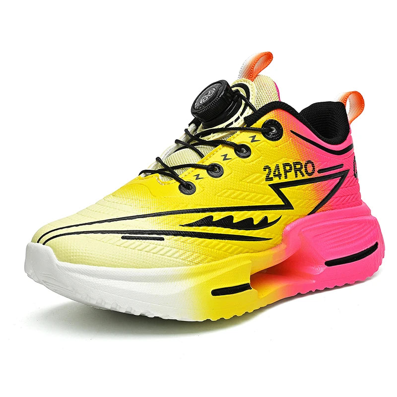 Childrens Sports Shoes 2025 Autumn New Ultra Light Cushioned Sneakers Outdoor Training Flat Comfortable Running Shoes for Kids