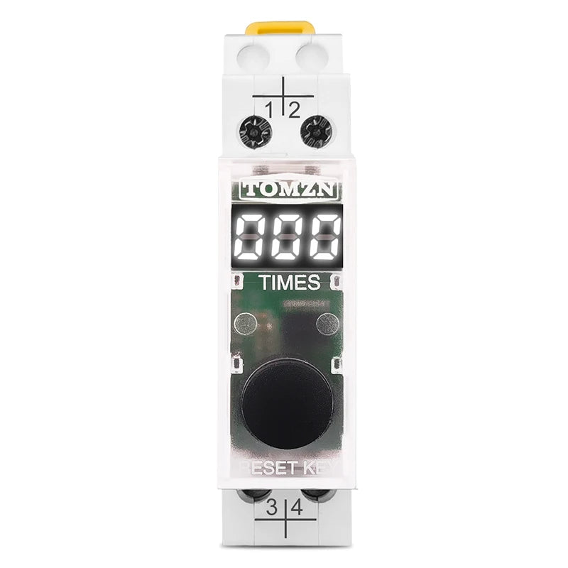 TOMZN Din Rail LED Display SPD Surge Protective Device Lightning Strike Counter 220V 50/60Hz 0-999 Times TO-LSC TOMZN