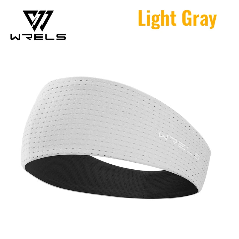 WRELS Sports Headband Non-slip Sweatband Breathable Hair Band Moisture Wicking Quick Dry Ultralight Men Women Tennis Headband