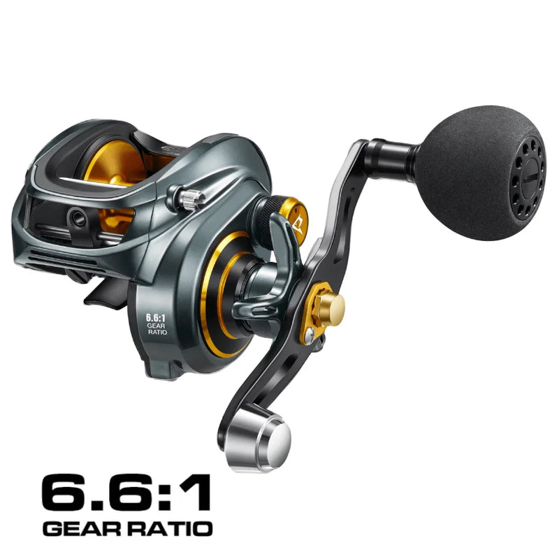 Piscifun Alijoz Alinox 300 Baitcasting Reel 15KG Max Drag 9Bearings Aluminum Frame Freshwater Saltwater Fishing Reel Low Profile