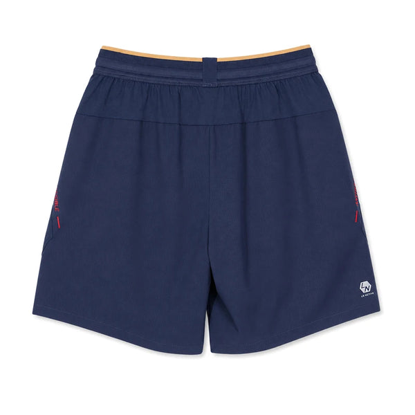 ខោបាល់ទាត់បុរស Li-Ning 82% Polyester 18% Elastane រាងរលុង ខ្យល់ចេញចូលបាន ខោកីឡាបាល់ទាត់ LiNing AKSW653