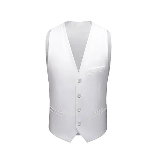 Asian Size Men's Sleeveless Vest, Single-breasted V-neck Vests Jacket, 26 Colors Can Choose From Waistcoat.