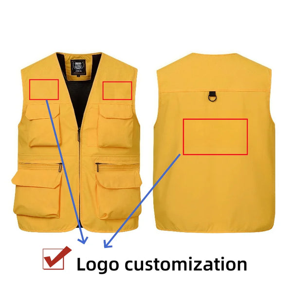 12 Fashion Colors Summer Men's Outdoor New Multi-Pocket Quick Dry Fishing Thin Mountain Photographer Customized Logo