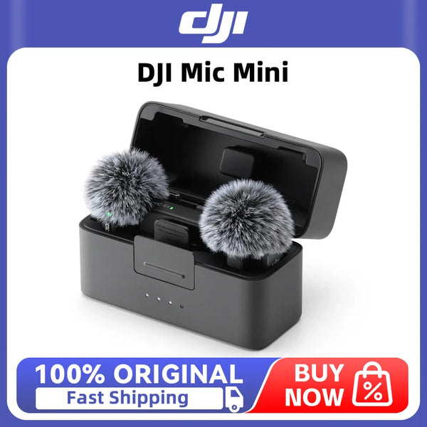 DJI MIC Mini Small, Ultralight, Discreet 48-Hour Operation w/ Case High-Quality Audio With Stable Transmission Original