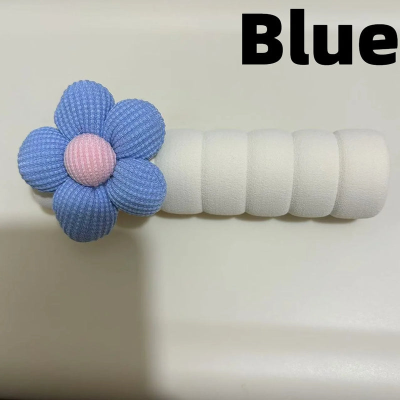 1PC Anti-Static Floral Door Handle Cover Silent Anti-Collision Door Protector,Anti-collision Decorative Door Handle Cover.