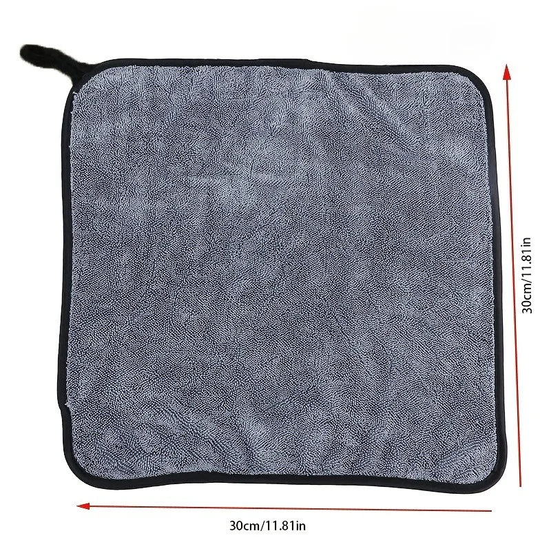 3pcs Streak-Free Ultra-Soft Magic Microfiber Cloths, Perfect for Motorcycle, Car, Glasses, Kitchen. Washable & Long-Lasting.
