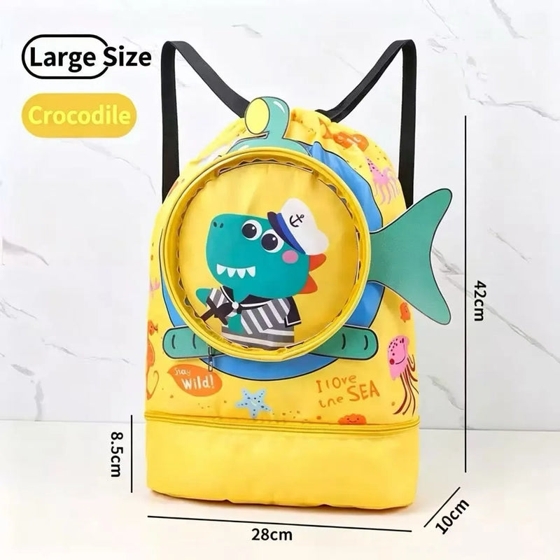 New Waterproof Children's Swimming Bag with Dry Wet Separation Storage Backpack, Swimming Equipment Storage Bag, Storage Bag