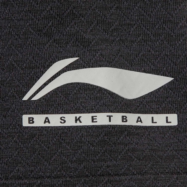 អាវយឺតបាល់បោះបុរស Li-Ning JIMMY BUTLER 66% Polyamide 34% Polyester ស្លីមសម ទន់ ខ្យល់ចេញចូលបាន អាវយឺតកមូល ATSW055