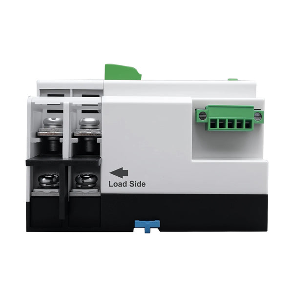 TOMZN Single Phase DIN Rail ATS PV and Inverter Dual Power Automatic Transfer Selector Switches Uninterrupted 2P 63A 100A 125A
