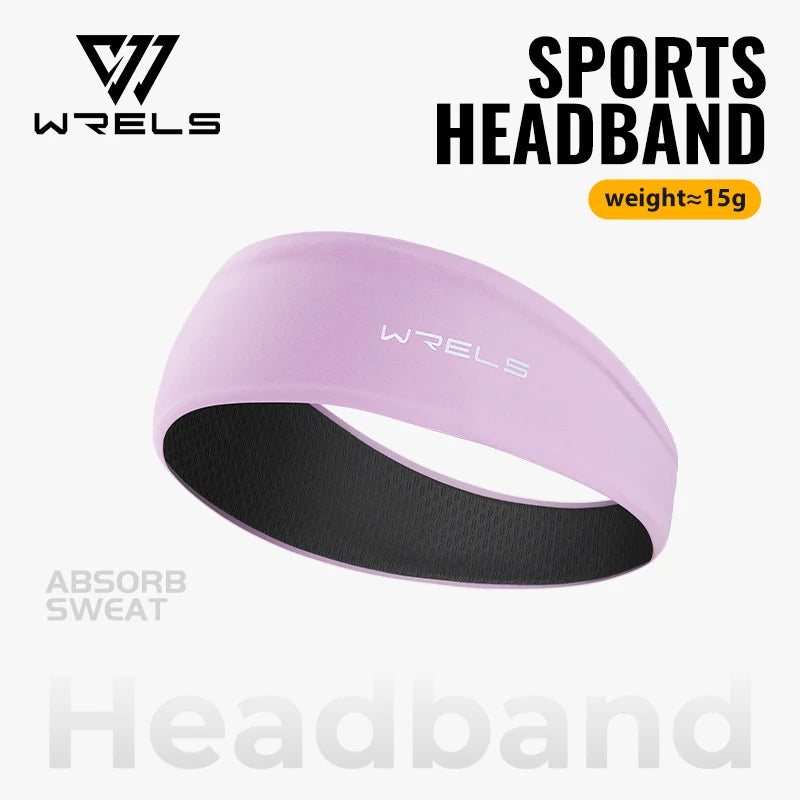 WRELS Sports Headband for Yoga Fitness Workout Breathable Headband Running Sweat Bands Sweat Wicking Non Slip Unisex Hairband