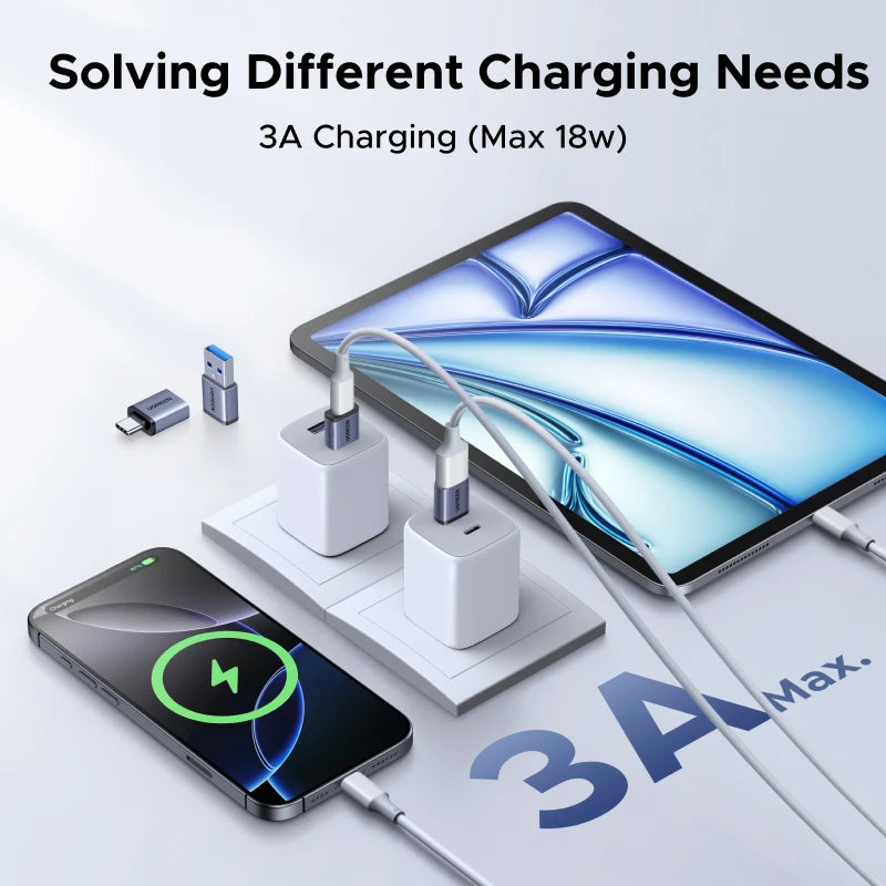 UGREEN USB 3.1 OTG Adapter 4 Pack USB A Male to USB C Female Cable Converters For Macbook Samsung S10 Huawei USB To Type-c OTG