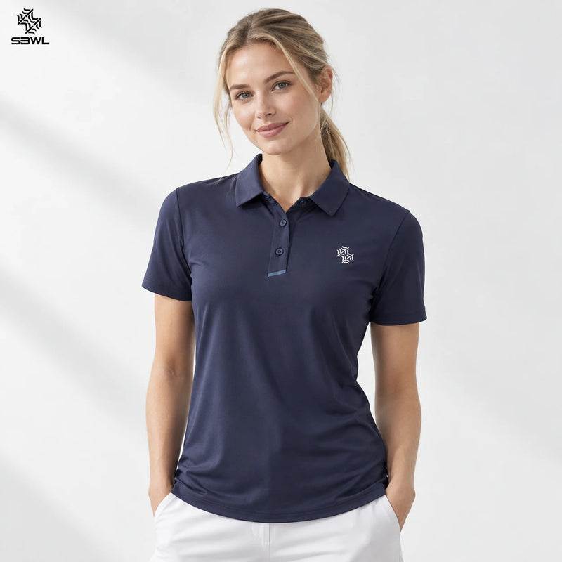 SBWL Woman's Tees New Outdoor Running Fitness Quick Dry Sports T-Shirt High Quality Light Casual Short Sleeve Gym Tennis Tops