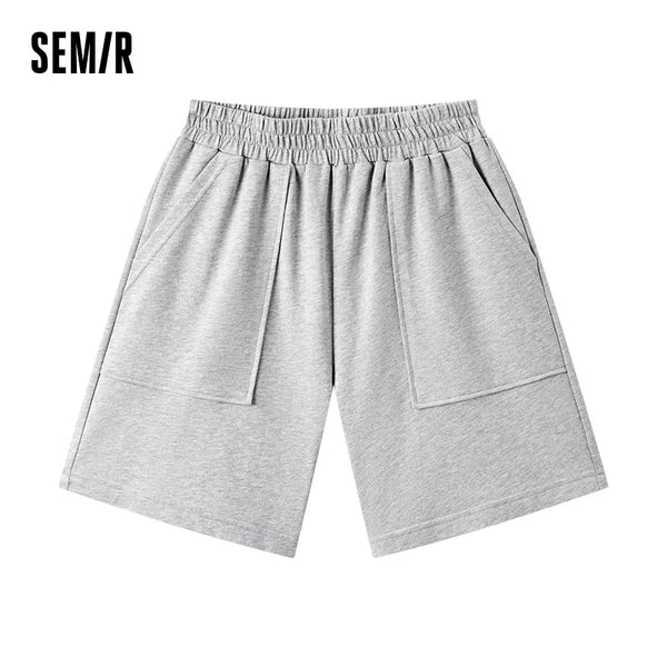 ខោស្ត្រី Semir ស្លៀកនៅផ្ទះ កប្បាសចង្កេះខ្ពស់ ហោប៉ៅធំ អាវរលុងធម្មតា ស្លៀករដូវក្តៅ 2026