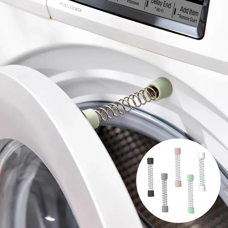 Door Bracket Strong Magnetic Washing Machine Door Bracket Magnet Spring  spring support Washing machine door lock home gadgets
